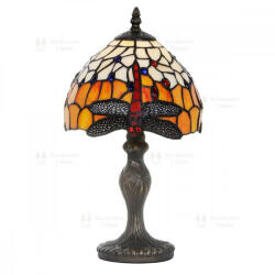 Tiffany Lighting TIF-1133 Tiffany asztali lámpa, búra átmérő 20cm (8-43001dtcx) - lampaorias