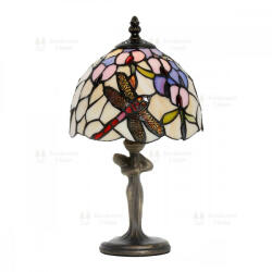 Tiffany Lighting TIF-1134 Tiffany asztali lámpa, búra átmérő 20cm (8-11021dtcx) - lampaorias