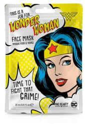 Mad Beauty Mască din țesut Pepene verde - Mad Beauty DC This Is A Job For Wonder Woman Face Mask 25 ml