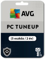 AVG Technologies PC TuneUp (5 eszköz / 2 év) (Elektronikus licenc) (TUHEN24EXXS005)