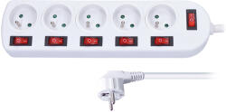 Solight 5 Plug 3 m Switch (PP144)