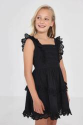 Mayoral gyerek ruha fekete, mini, harang alakú - fekete 162 - answear - 10 990 Ft