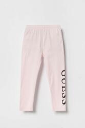 Guess gyerek legging rózsaszín, nyomott mintás - rózsaszín 113-118