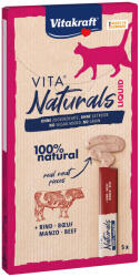 Vitakraft 5x15g Vitakraft Vita Naturals Liquid snack marha macskáknak