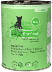 Catz Finefood 6x400g catz finefood konzerv nedves macskatáp-Marha és kacsa