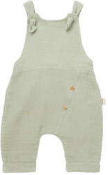 BabyCosy Salopeta de vara cu pantaloni lungi din muselina, BabyCosy, 100% bumbac organic, verde (BC-CSYM7008-18)