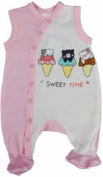 Asti Ujjatlan baba rugdalózó Cicás fagyis mintával - pindurka