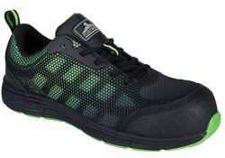 Portwest Compositelite Ogwen félcipő S1P, zöld/fekete, méret: 41