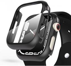 HAFFNER Defense 360 védőtok üveggel Apple Watch 7 (41mm) fekete OEM (FN0283)