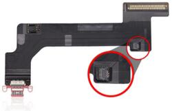 Apple iPad 2022 (iPad 10th) 4G Verzió (A2757, A2777) töltő csatlakozós flex kábel, átvezető fólia (lightning) piros, OEM
