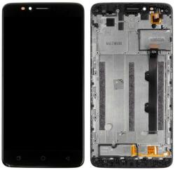  NBA001LCD1011200276504 T-Mobile Revvl Plus fekete OEM LCD kijelző érintővel kerettel, előlap (NBA001LCD1011200276504)