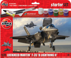 Airfix - Starter Set - Lockheed Martin F-35B Lightning II 1: 72 makett szett (A55010) (A55010)