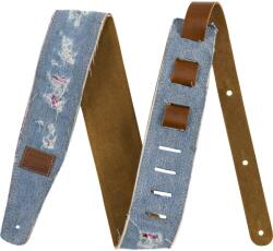 Fender 990638011 - FenderŽ x WranglerŽ Ripped Denim Strap, Indigo - FEN2079