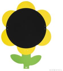 TTS Kültéri virág alakú rajztábla, sárga (TTS-AR11448)