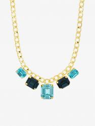 Preciosa Colier cu bijuterii albastre placat cu aur Santorini 2287Y70 Preciosa - silvertime - 582,29 RON