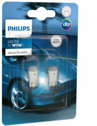 Philips Ultinon Pro3000 T10 W5W 2x (11961U30CWB2)