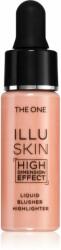 Oriflame The One IlluSkin blush cu efect iluminator 2 in 1 culoare Pastel Coral 15 ml