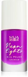 MUA Make Up Academy Neon Lights neon körömlakk árnyalat Ultraviolet 8 ml