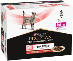 PRO PLAN Veterinary Diets 2x10x85g PURINA PRO PLAN Veterinary Diets Feline DM ST/OX - Diabetes Management marha nedves macskatáp