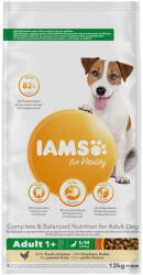 Iams 12kg IAMS for Vitality Dog Adult Small & Medium csirke száraz kutyatáp