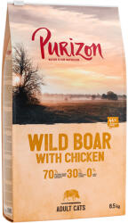 Purizon 2x6, 5kg Purizon Adult vaddisznó & csirke gabonamentes száraz macskatáp
