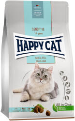 Happy Cat 2x4kg Happy Cat Sensitive bőr & szőrzet száraz macskatáp