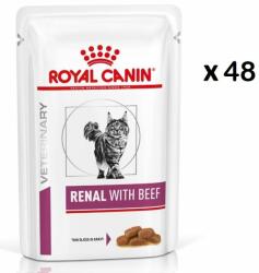 Royal Canin Renal Feline vita 48x85 g hrana umeda pisici cu insuficienta renala cronica