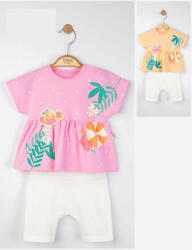 Tongs baby Set tricou de vara cu pantalonasi pentru fetite, Tongs baby, Roz (tgs_4162_2)
