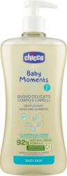 Chicco Baby Moments gel de dus si sampon fara lacrimi 0m+ 500ml