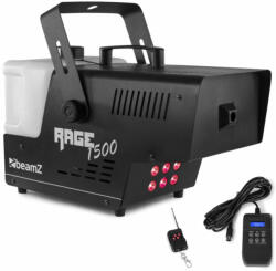 BeamZ Rage 1500LED DMX füstgép (1500W) + digitális vezérlő + távirányító + 6x9W RGB LED (160715)