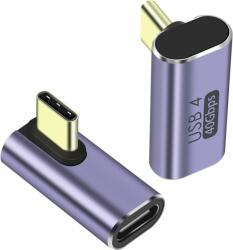 Adaptor USB 4 type C T-M unghi 90 grade, kur31-41 (KUR31-41)
