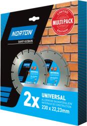 Norton Vulcan Universal Promo-Pack gyémánt vágókorong Ø230x22, 23mm, 2db/csomag (CT408474)