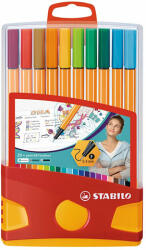 STABILO Stabilo: Point 88 Colorparade 20db-os tűfilc szett narancsszín tárolóval (8820-031)