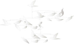Djeco DD04371 Szélmobil függődísz - Fehér madarak - White birds (BODD04371)