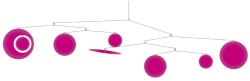 Djeco DD04360 Szélmobil függődísz - Repkedő rózsaszín - Pink fly (BODD04360)