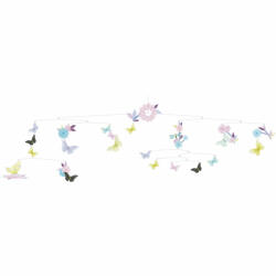 Djeco DD04320 Szélmobil függődísz - Pillangó forgatag - Butterfly twirl (DD04320)