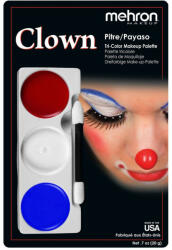 Mehron háromszínű arcfestő készlet - Bohóc - mkkreativ