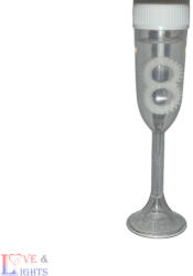 Szappanbuborék fújó - pezsgős pohár alakú