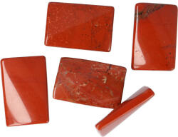  Piros jáspis, téglalap, hullámos, 30x20 mm (gfdth3020pij)