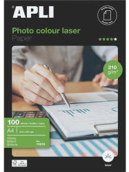 APLI Fotópapír, lézer, A4, 210 g, fényes, kétoldalas, APLI "Premium Laser (LEAA11833) - bestoffice