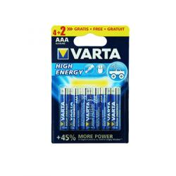 VARTA Baterie Alcalina Lr03 Blister 4+2buc Varta (var-lr3)