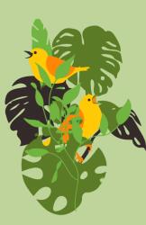  Festés számok szerint - Madarak levélfán Méret: 40x60cm, Keretezés: Keret nélkül (csak a vászon)