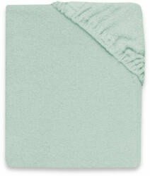 MimiNu - cearceaf cu elastic, pentru pat 160x80 cm, din terry, material certificat oeko tex standard 100, cold mint