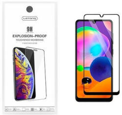 Letang Samsung Galaxy A31 előlapi üvegfólia, 0, 3mm, fekete, SM-A315, Letang - bluedigital