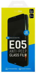 Dotfes iPhone 7 Plus / 8 Plus (5, 5") előlapi üvegfólia, betekintésvédős, 3D, fekete, Dotfes E05 - bluedigital