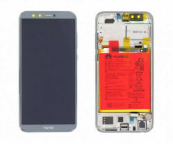 Honor 9 Lite szürke gyári LCD + érintőpanel kerettel, akkumulátorral - bluedigital