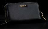 REMAX fekete bőr pénztárca tok iPhone 6 6S (4, 7") #2