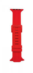 Beline okosóra szíj, Apple Watch 4/5/6/7/SE piros, szilikon, 38/40/41mm - bluedigital
