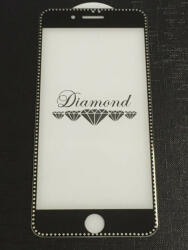Apple 7 Plus / 8 Plus (5, 5") előlapi üvegfólia, 3D, fekete-ezüst, Diamond - bluedigital