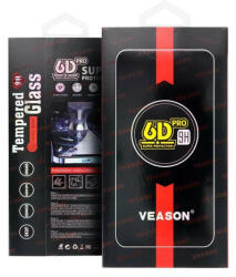 Veason Huawei P30 Lite előlapi üvegfólia, fekete, hajlított, 0.2mm, 9H, full glue, Veason 6D Pro